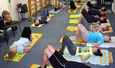 Éducation physique médicale pour l'arthrose de l'articulation du genou